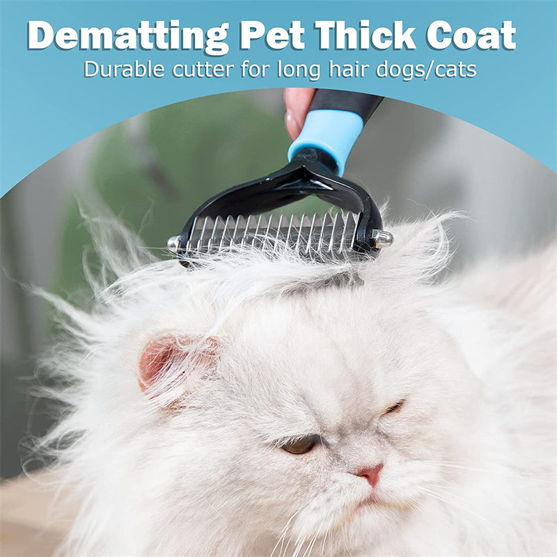 Pet Grooming De-Shedding Double Sided Comb