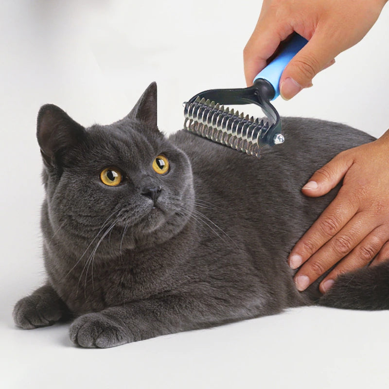 Pet Grooming De-Shedding Double Sided Comb