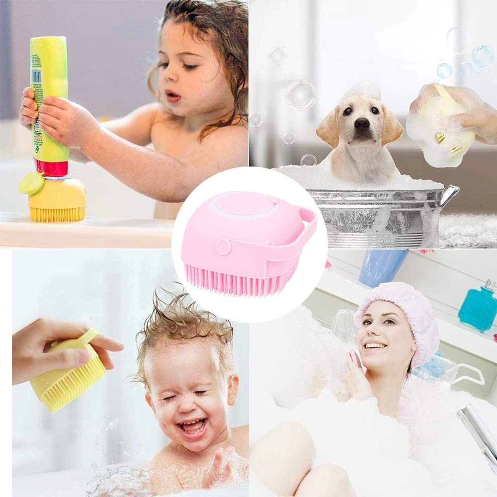 Pet Bath Shampoo Massage Brush