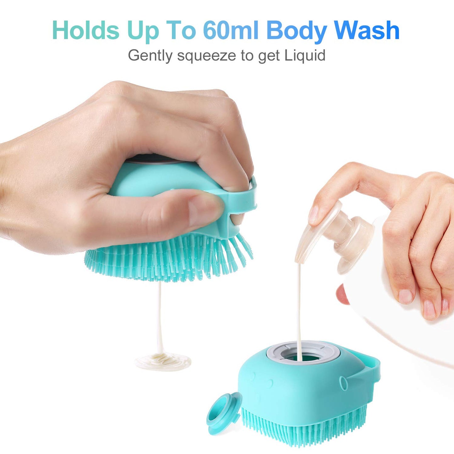 Pet Bath Shampoo Massage Brush