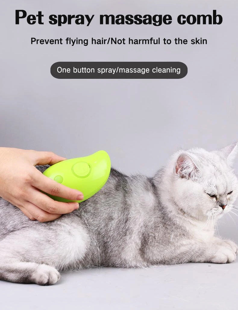 Pet Steamy Electric Brush