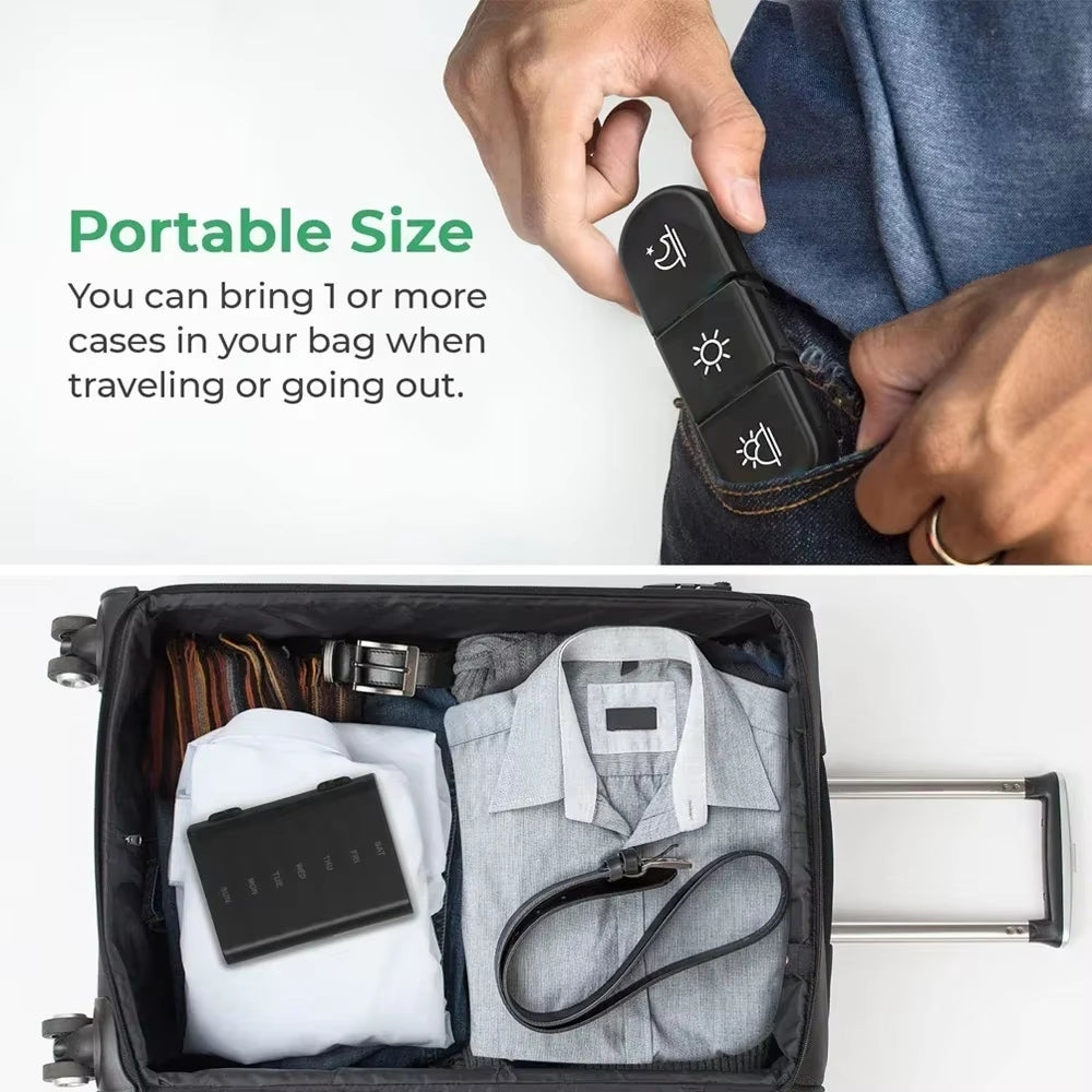 Pill Box with 4 daily compartments