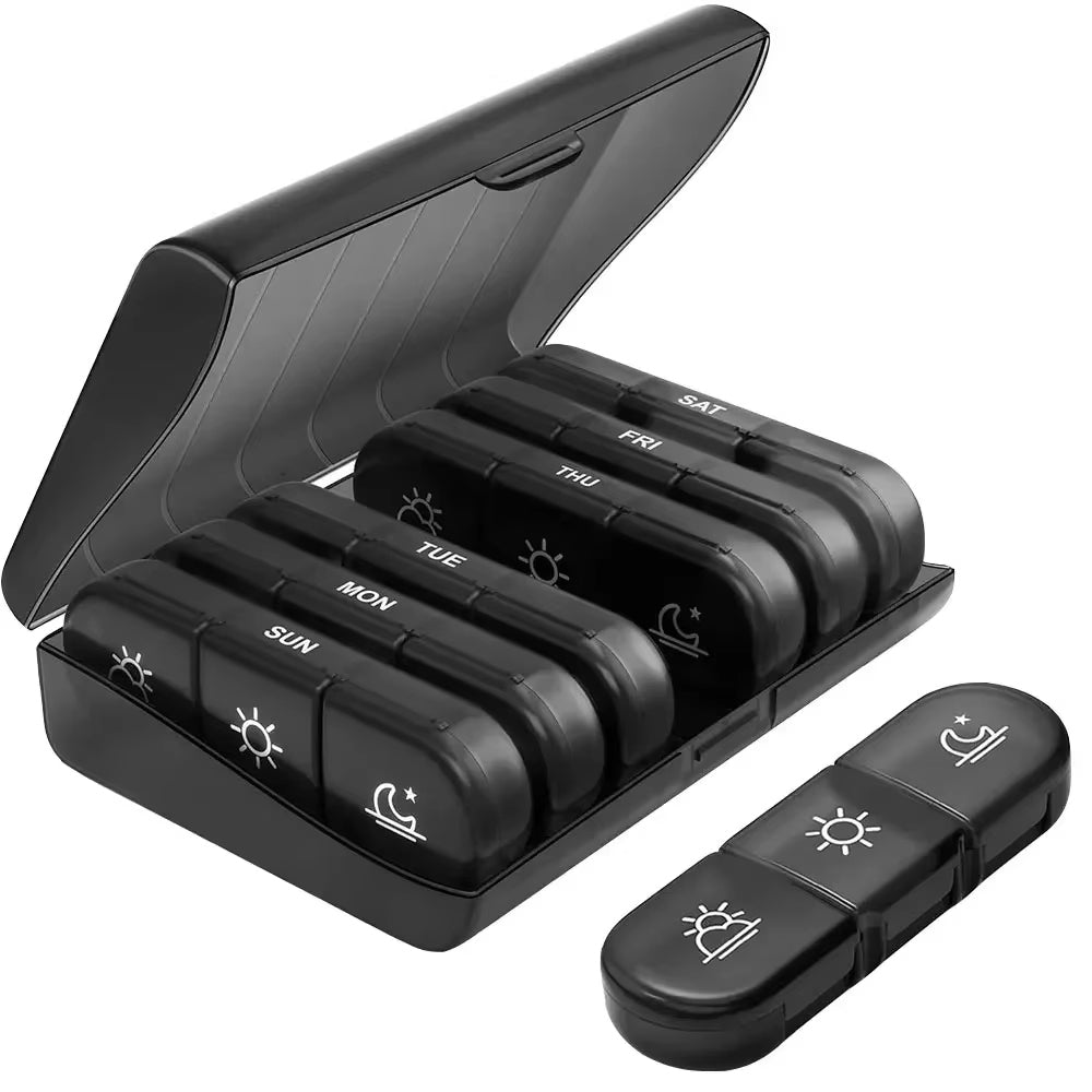 Pill Box with 3 daily compartments