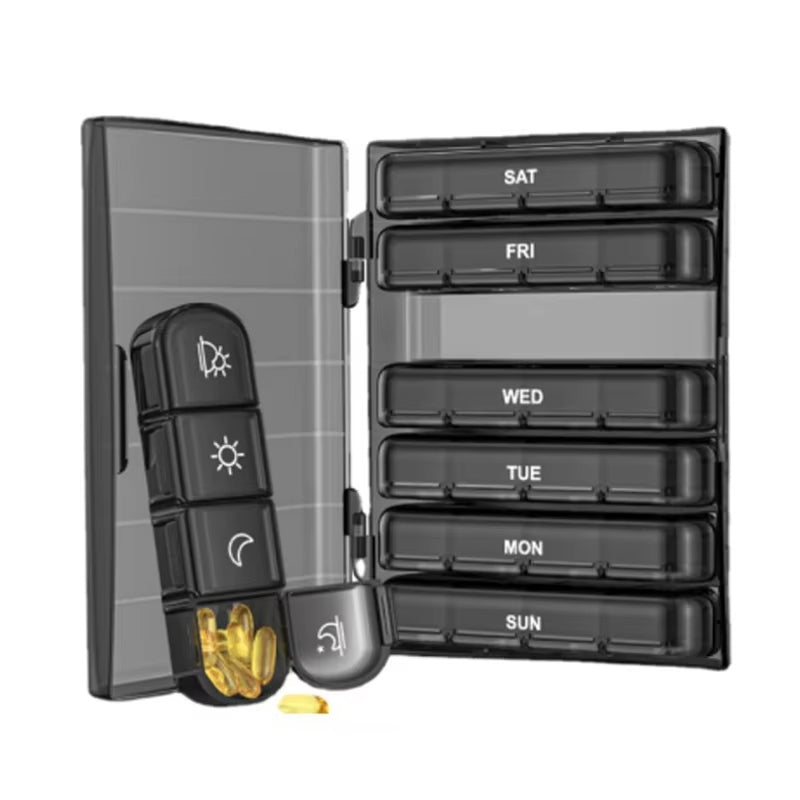 Pill Box with 4 daily compartments
