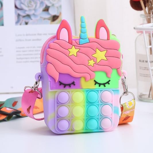 Pop Fidget Unicorn Shoulder Bag
