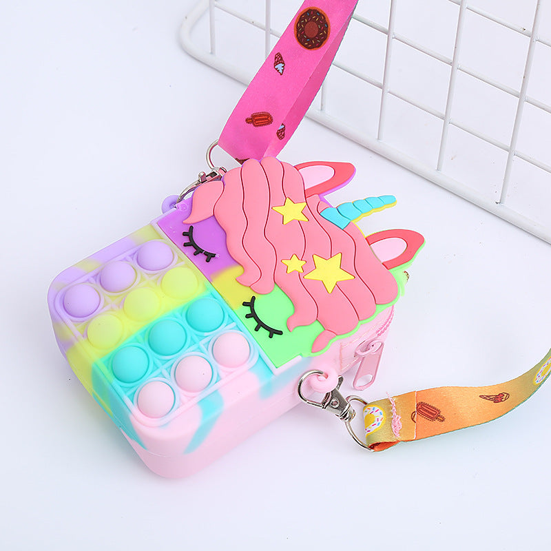 Pop Fidget Unicorn Shoulder Bag