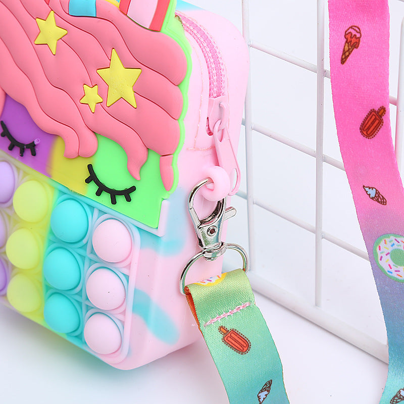 Pop Fidget Unicorn Shoulder Bag