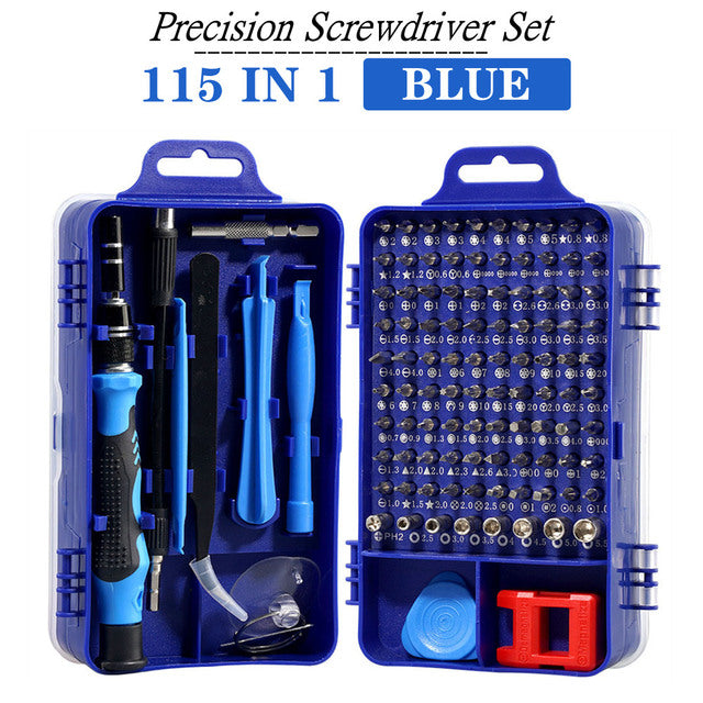 Precision Screwdriver Ratchet Set - 115pce
