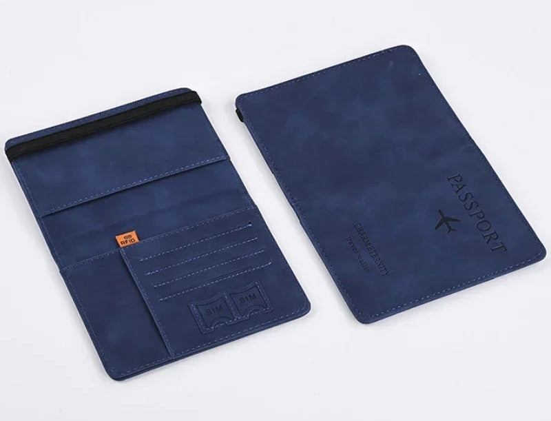 RFID Blocking Passport Documents Travel Folder