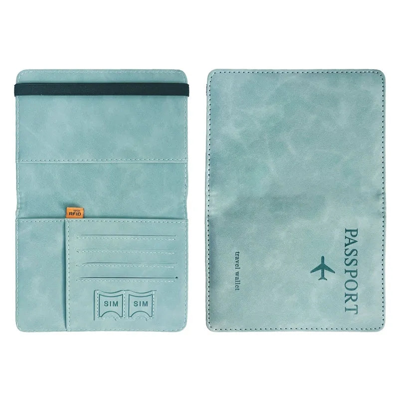 RFID Blocking Passport Documents Travel Folder