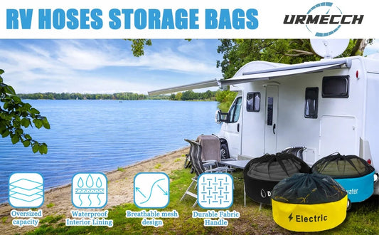 RV Motorhome Hose Electrical Storage Bags and Accessories - 17pcs