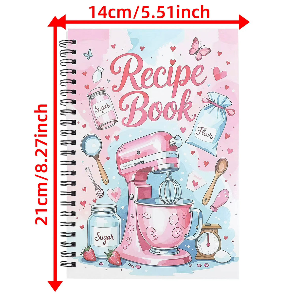 Recipe Book A5 with Blank Pages
