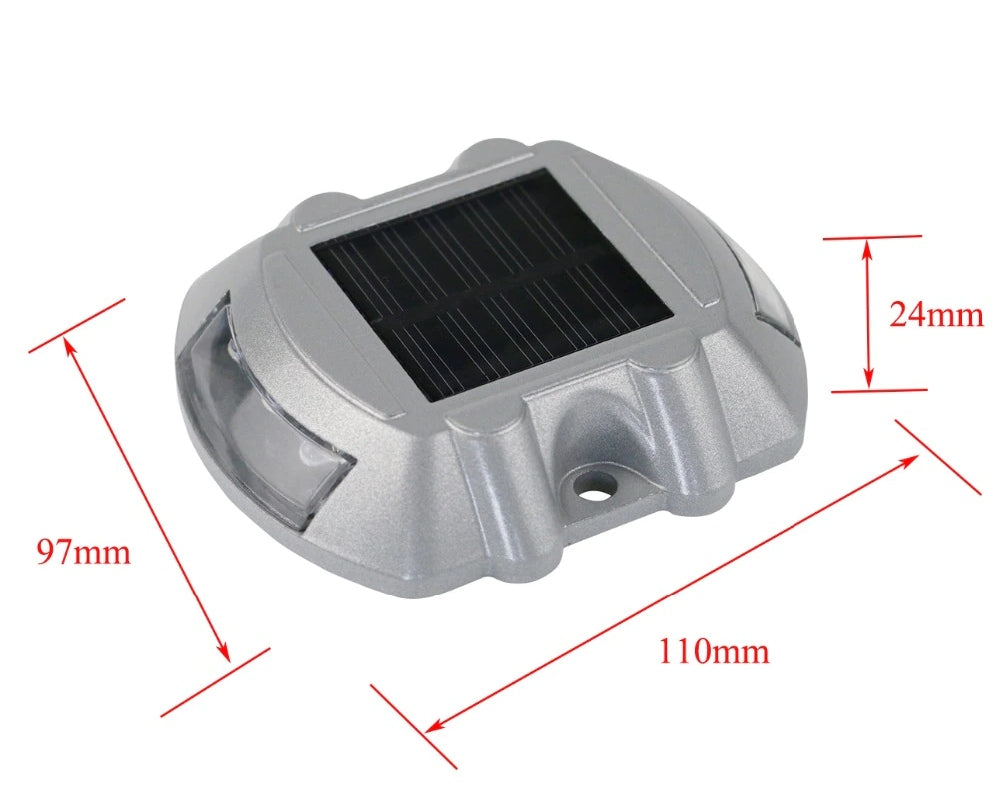 Reflective Cast Aluminium Solar Stud