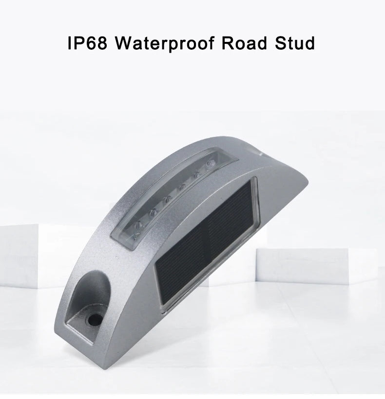 Reflective Cast Aluminium Solar Stud