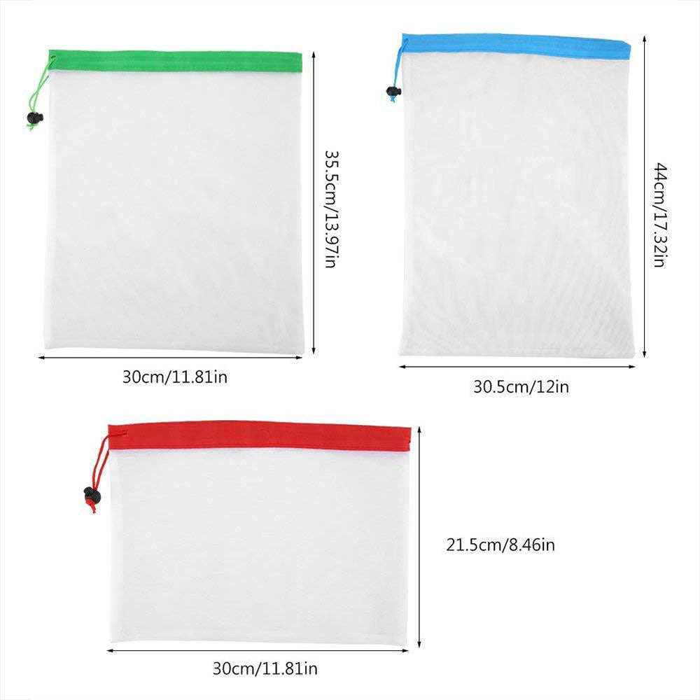 Reusable Produce Mesh Storage Bag - 12pk