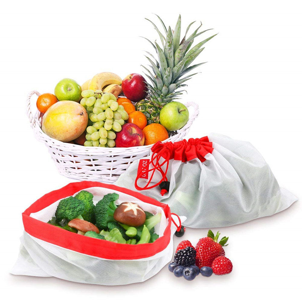 Reusable Produce Mesh Storage Bag - 12pk