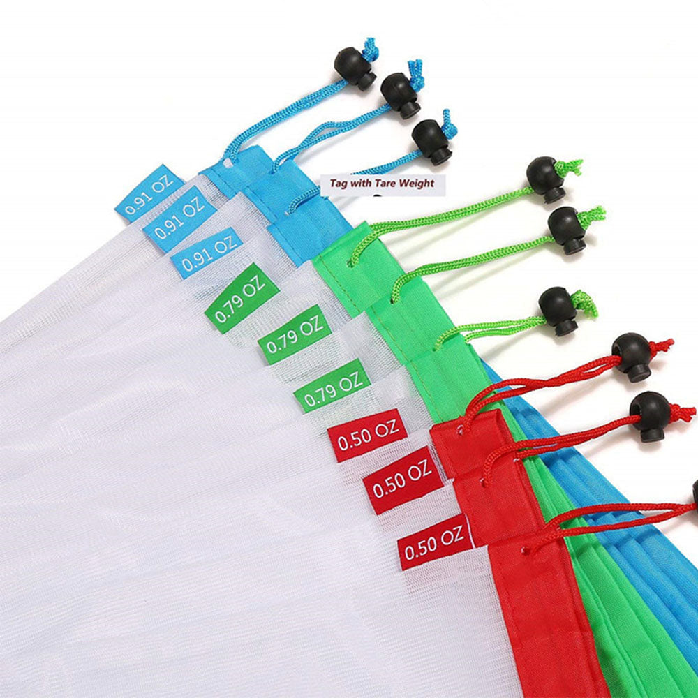 Reusable Produce Mesh Storage Bag - 12pk