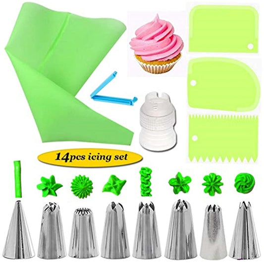 Stainless Steel Tulip Icing Set - 14pce