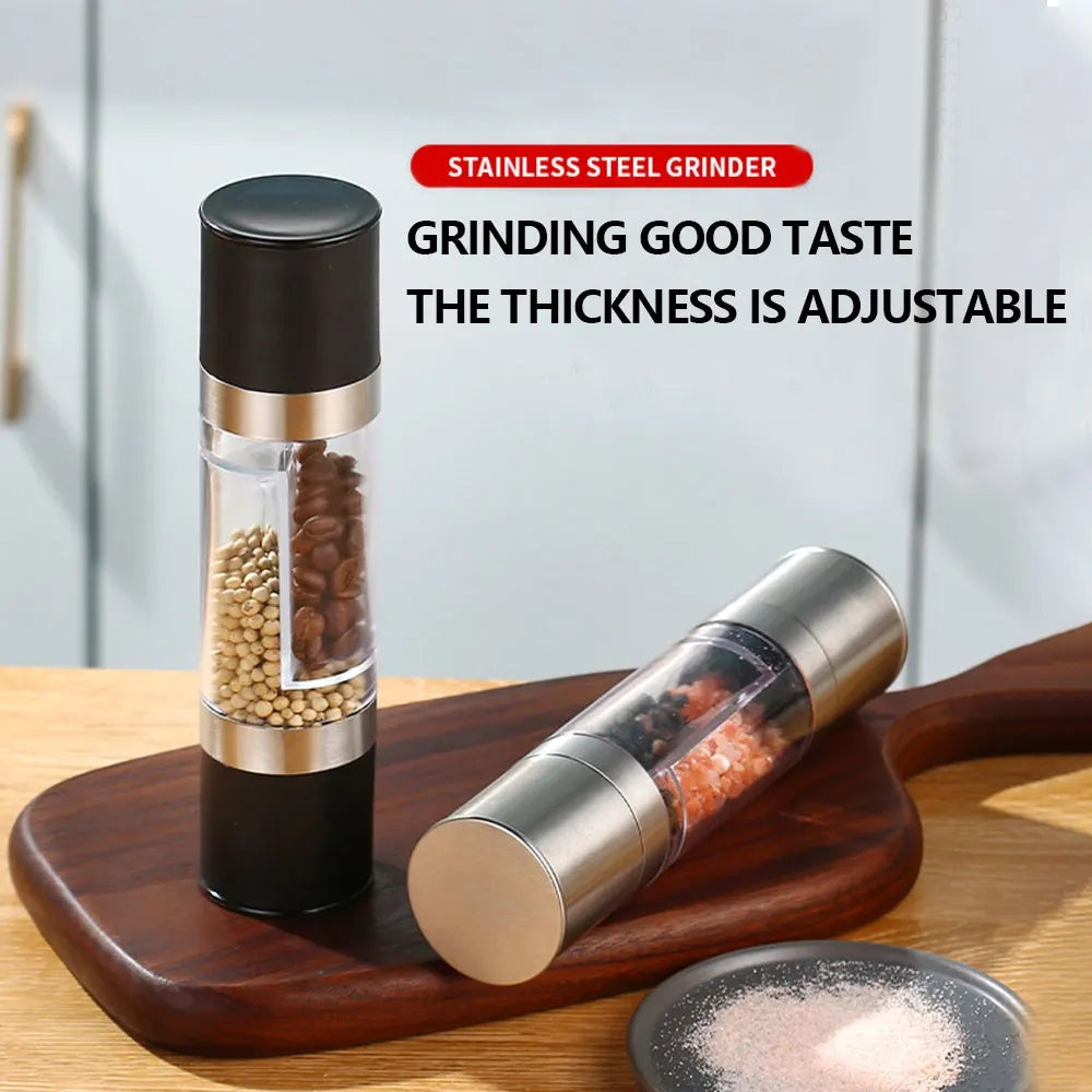 Stainless Steel Salt & Pepper 2 in 1 Mill Grinder