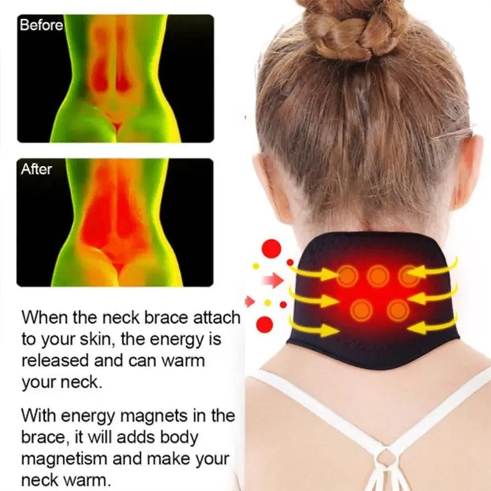 Self Heating Magnetic Therapy Neck Wrap