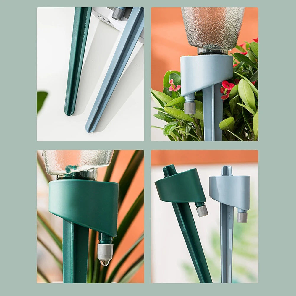 Self Watering Spikes with Bottles - 2pk