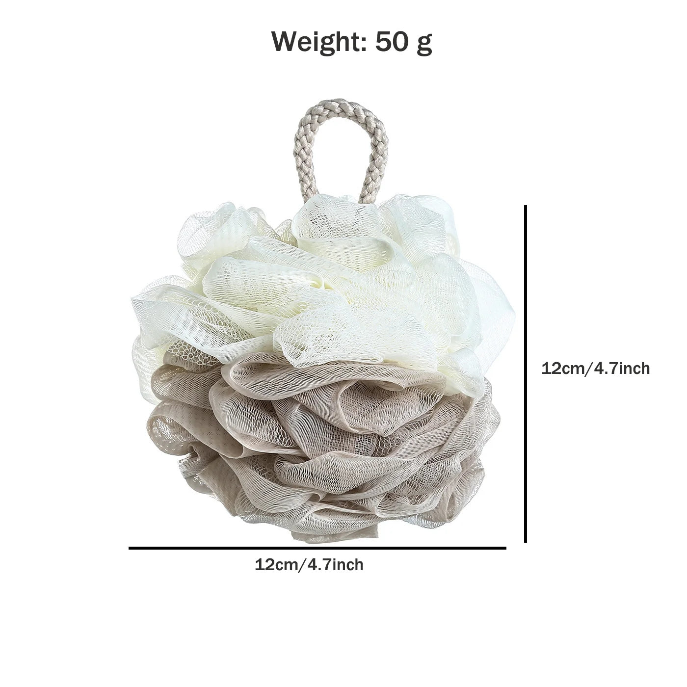 Shower Puff Mesh Sponge - 2pk
