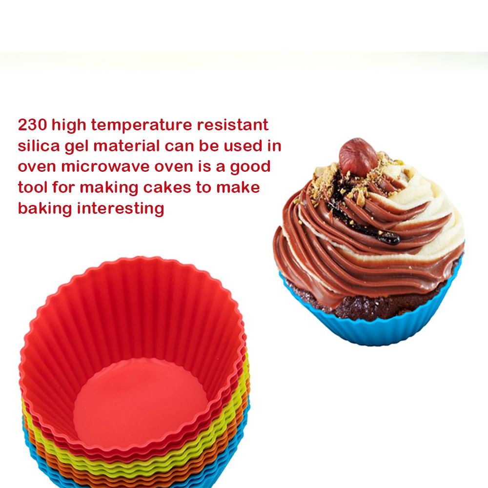 Silicone Muffin & Cupcake Cases - 12pk