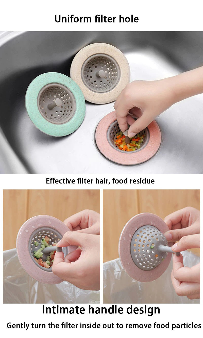 Sink Drain Stopper Filter Silicone