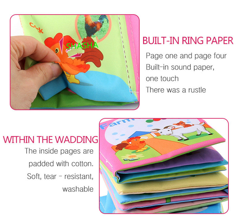 Baby Educational Soft Cloth Book