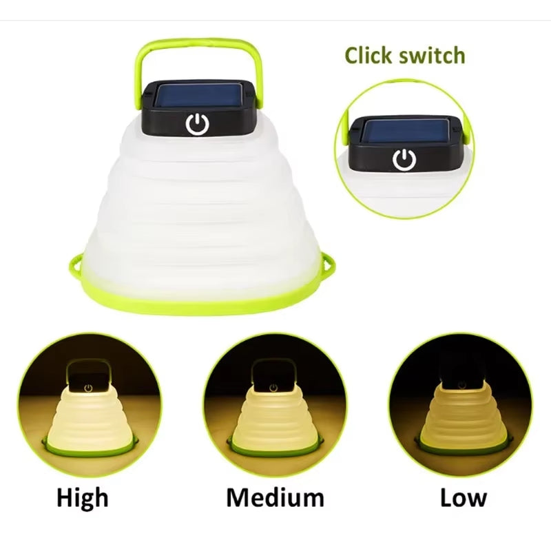 Solar Collapsible Camping Light
