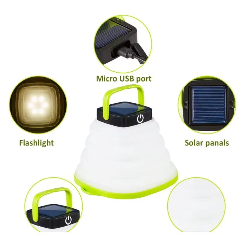 Solar Collapsible Camping Light