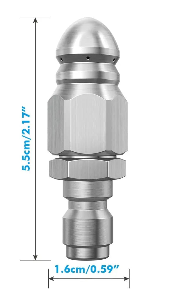 Stainless Steel Washer Nozzle Drain Cleaner