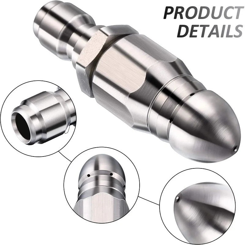 Stainless Steel Washer Nozzle Drain Cleaner
