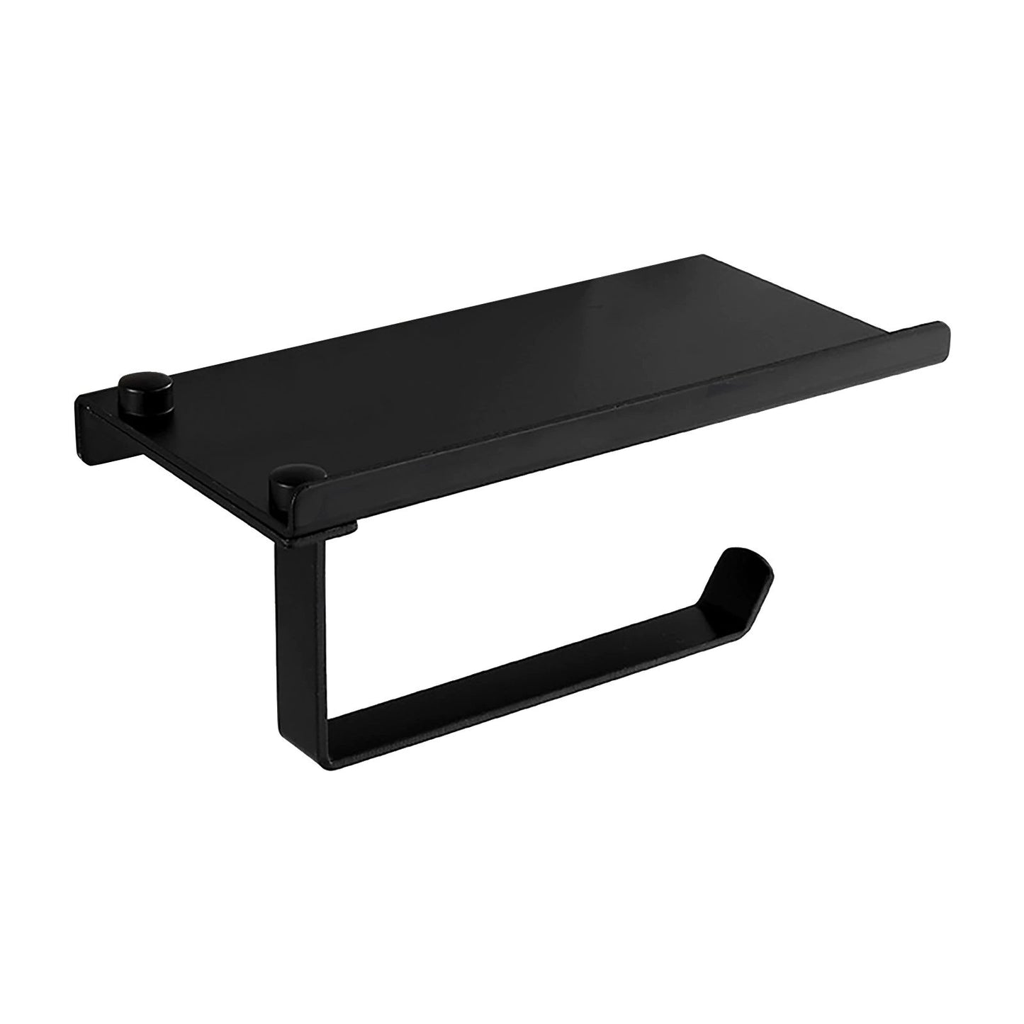 Stainless Steel Toilet Roll Holder with Shelf