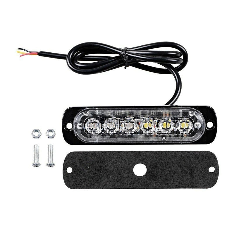 Strobe Grill Light 6LED - 2pk