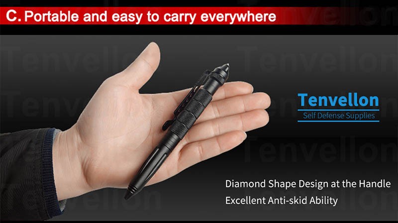 Tactical Self Defence Pen with Refills