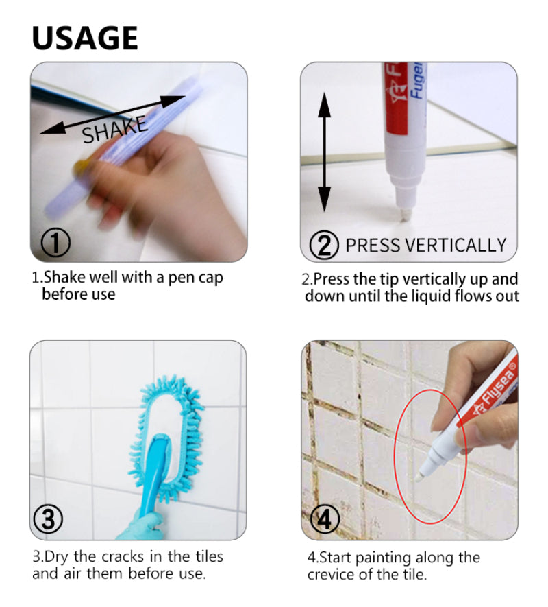 Tile Gap Repair Pen