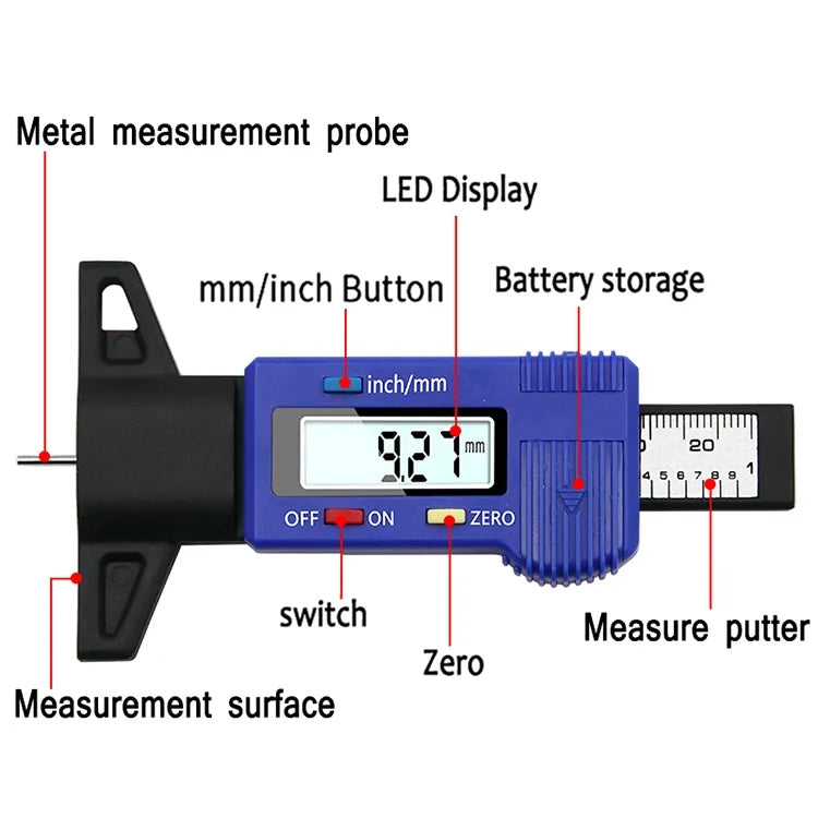 Tyre Depth Gauge