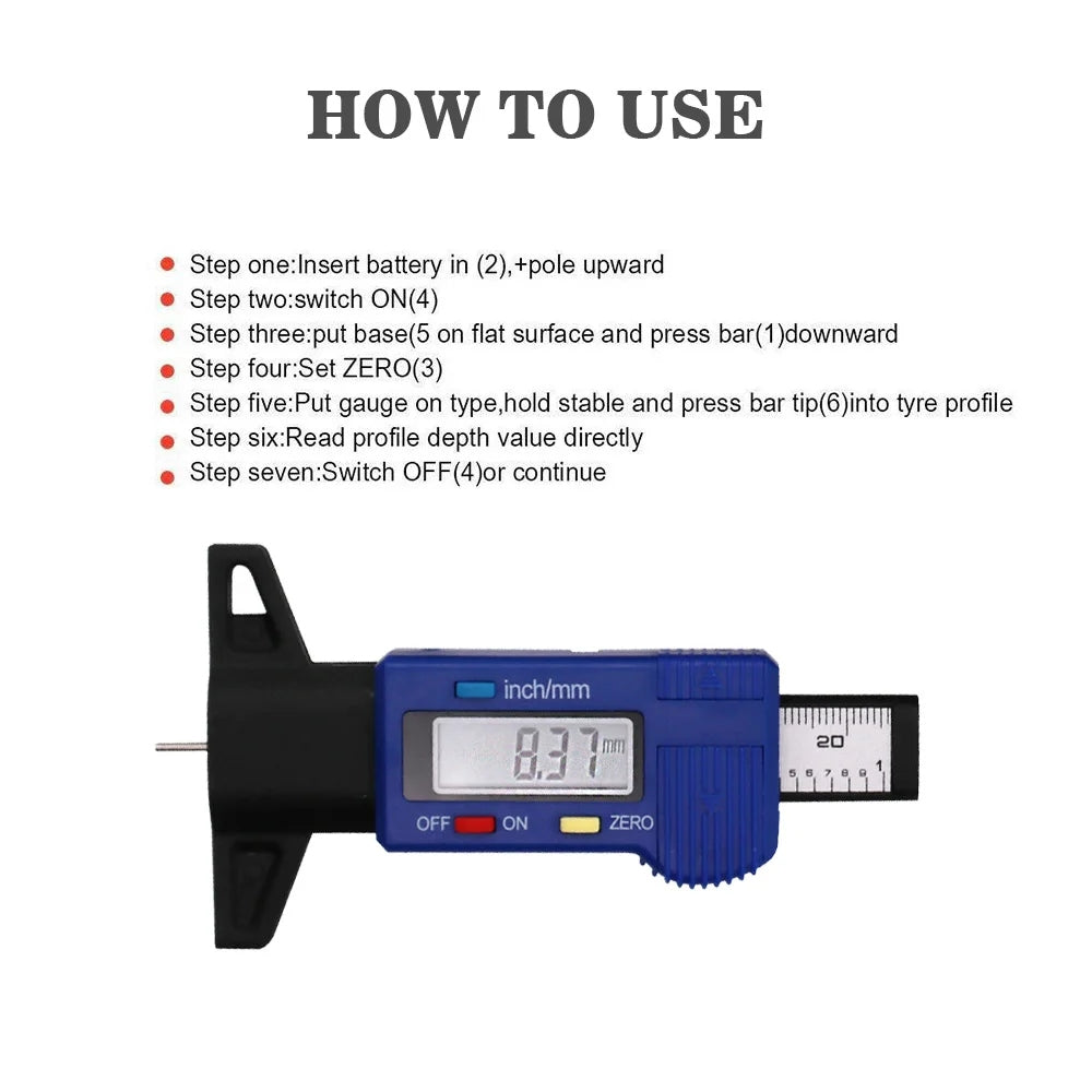Tyre Depth Gauge