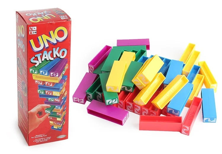 Uno Jenga Classic Stacko Game