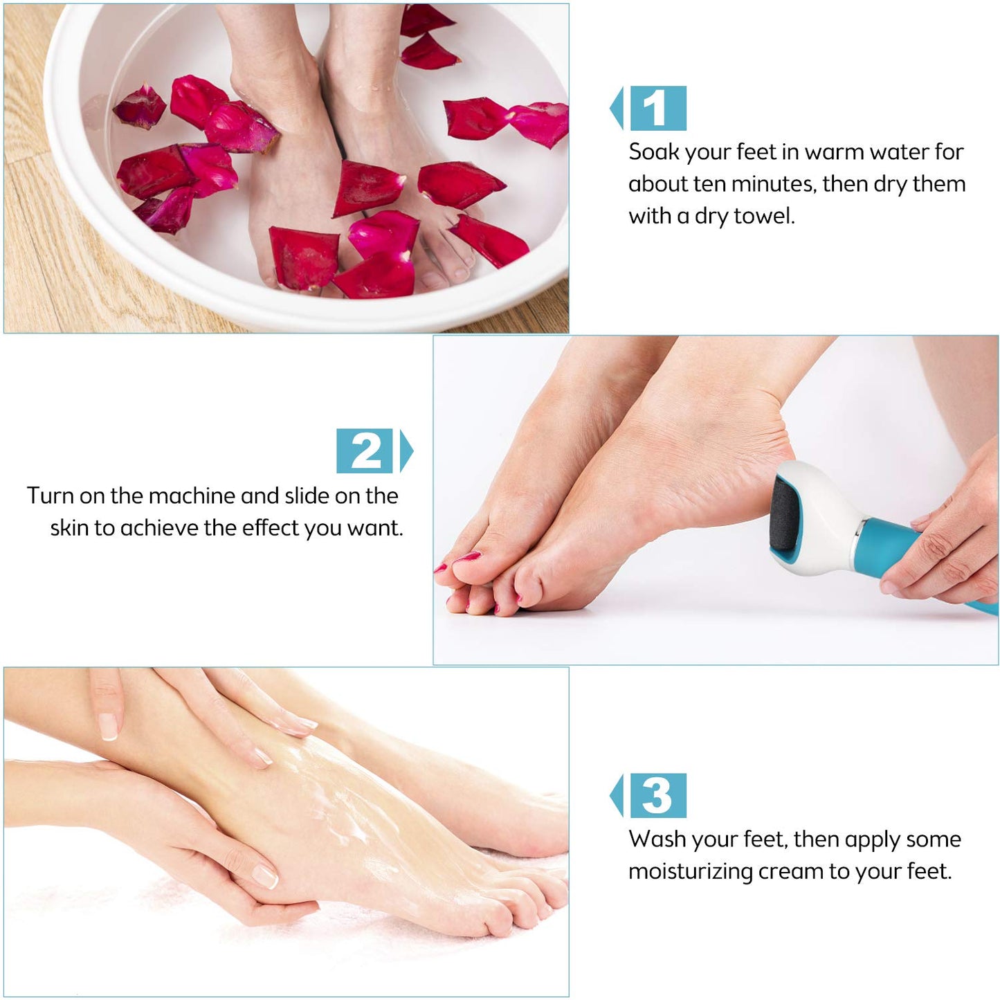 Velvet Smooth Electronic Foot File