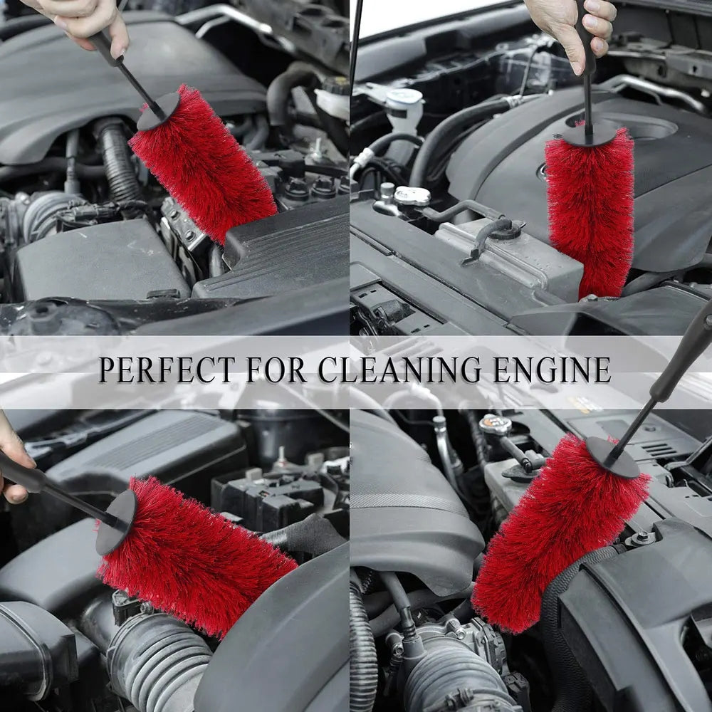 Wheel Tyre Rim Nylon Cleaning Brush