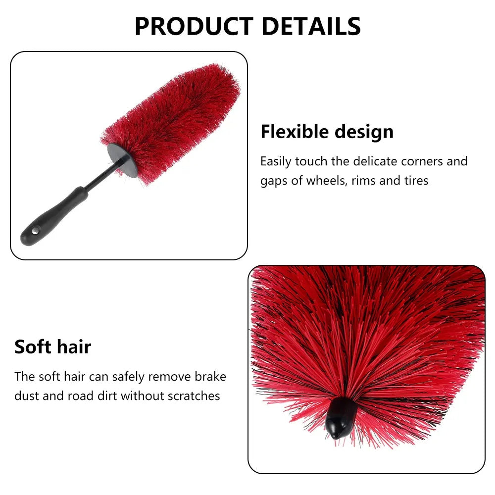 Wheel Tyre Rim Nylon Cleaning Brush
