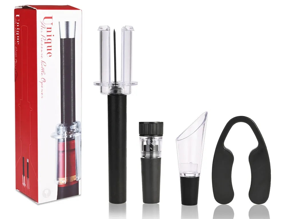 Wine Bottle Opening Set Air Pressure - 4pce