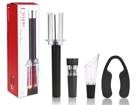 Wine Bottle Opening Set 4-piece gift box