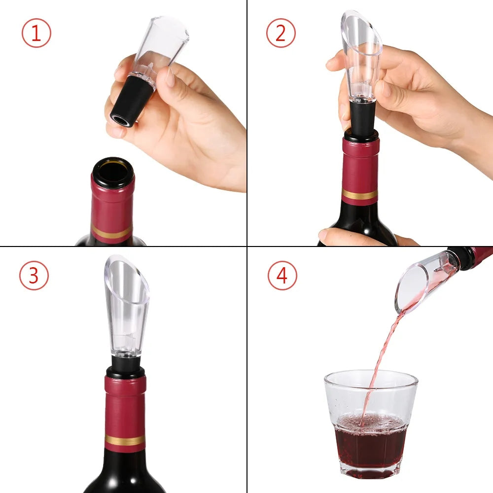 Wine Bottle Opening Set Air Pressure - 4pce