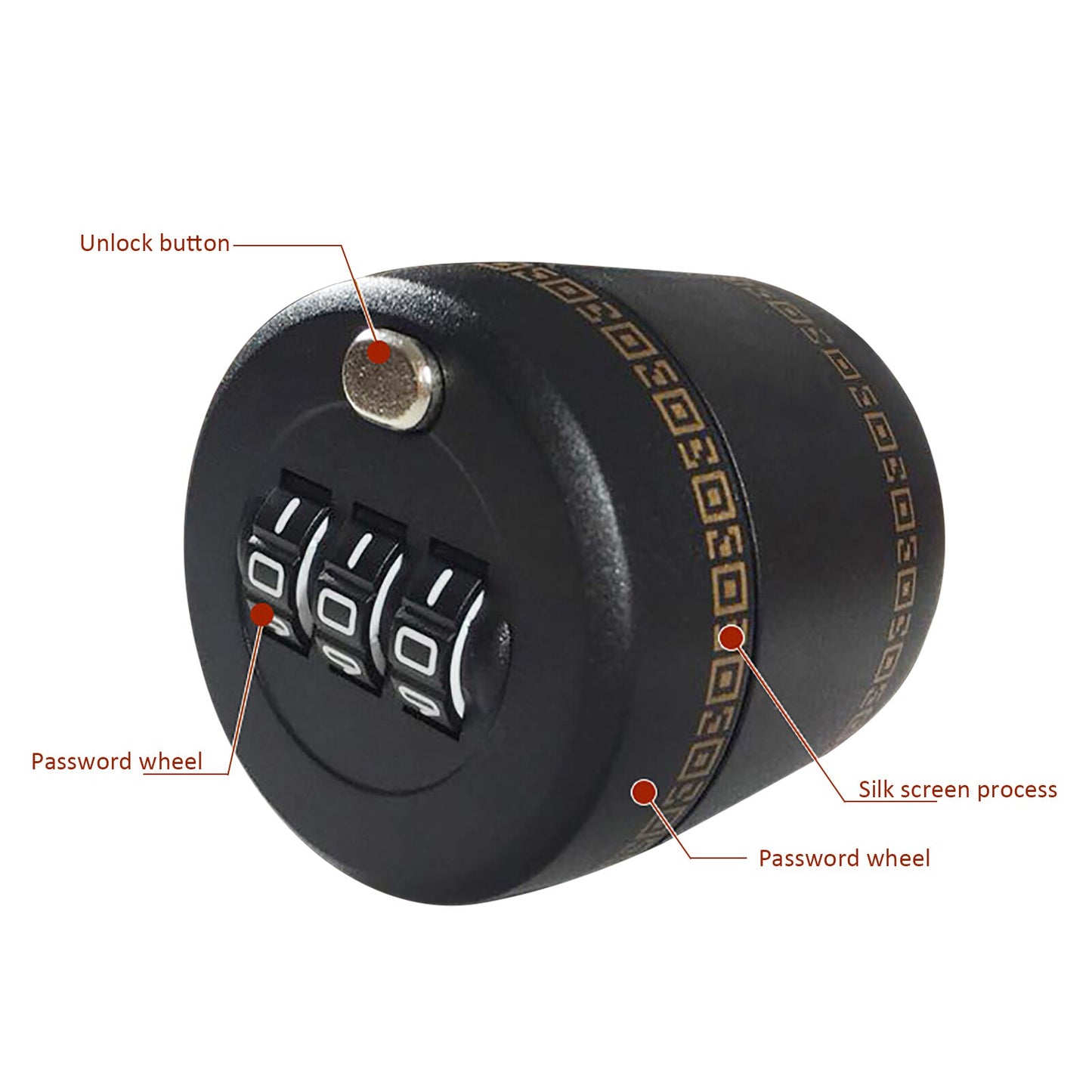 Wine Bottle Password Lock Stopper