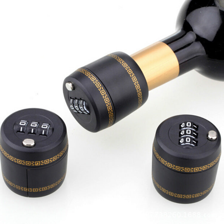 Wine Bottle Password Lock Stopper